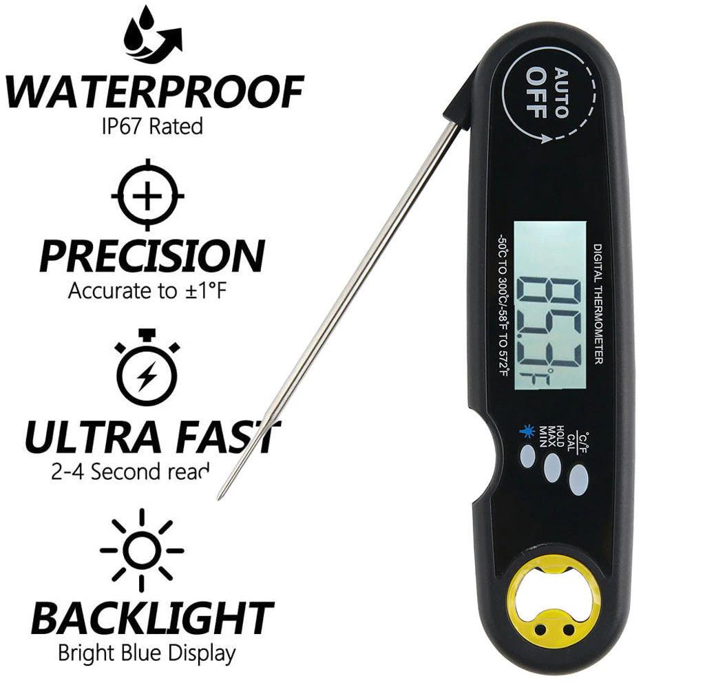 Chef's Folding Probe Thermometer - Meat N' Bone